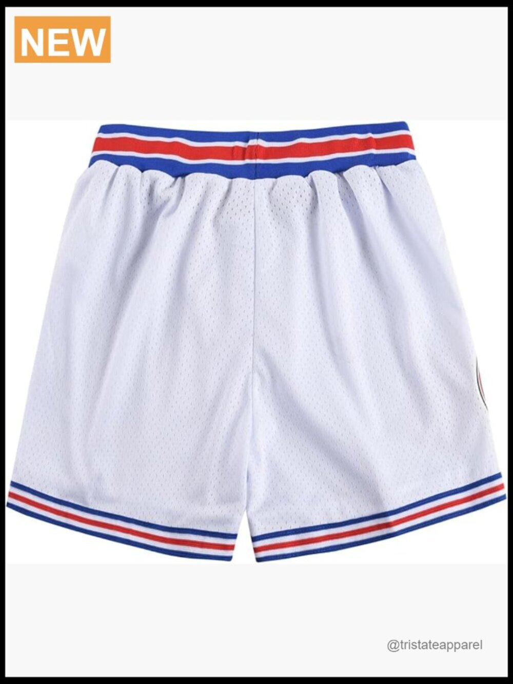 Double Layer Mesh Basketball Shorts - Non See Through White Activewear for